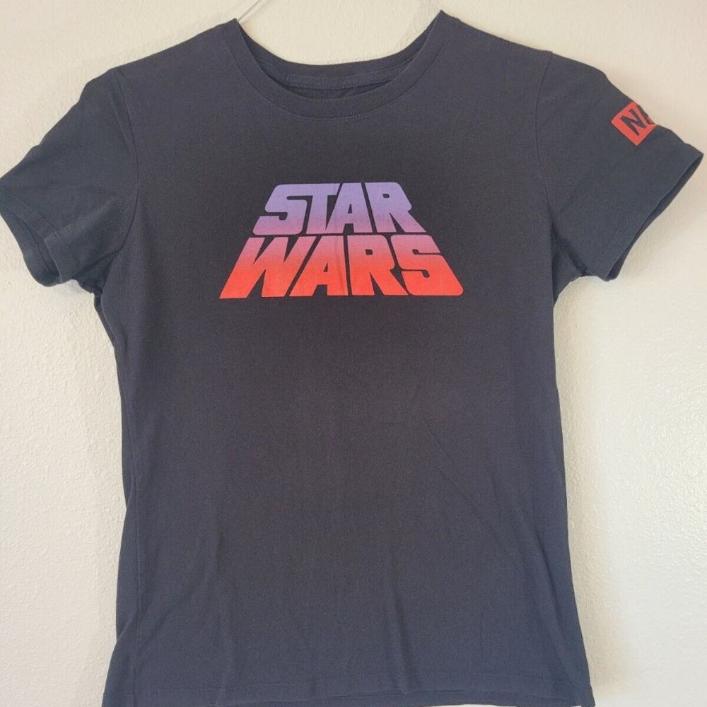 Girls NEFF + Star Wars Juniors Star Wars Classic Logo Black Shirt XL